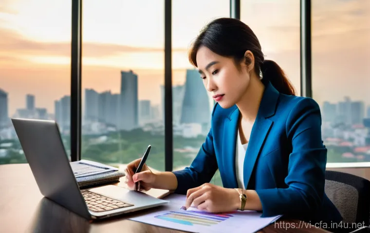금융투자분석사와 퀀트 투자 분석 - **Prompt Title: The Diligent Financial Detective**
**Description**: A sharp, focused Vietnamese...