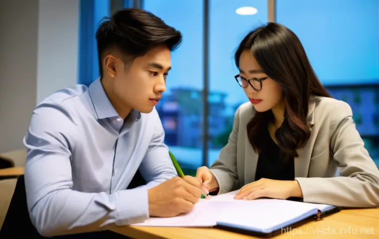CFA와 CPA 차이점 - **Prompt:** A meticulously detailed, photo-realistic image depicting a composed and intelligent youn...
