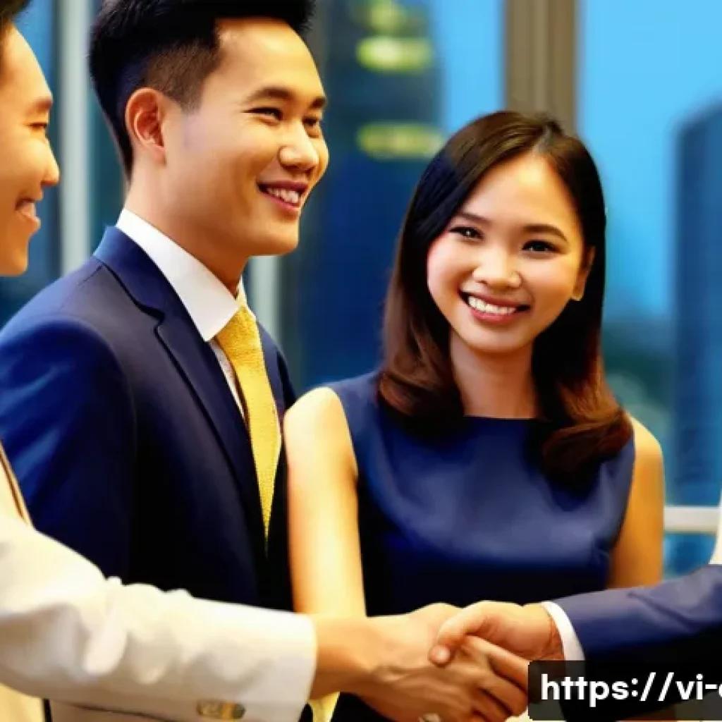 CFA와 금융 리터러시 증진 - **Prompt 1: Professional Success and Networking in Vietnamese Finance**
"A vibrant, wide-angle s...